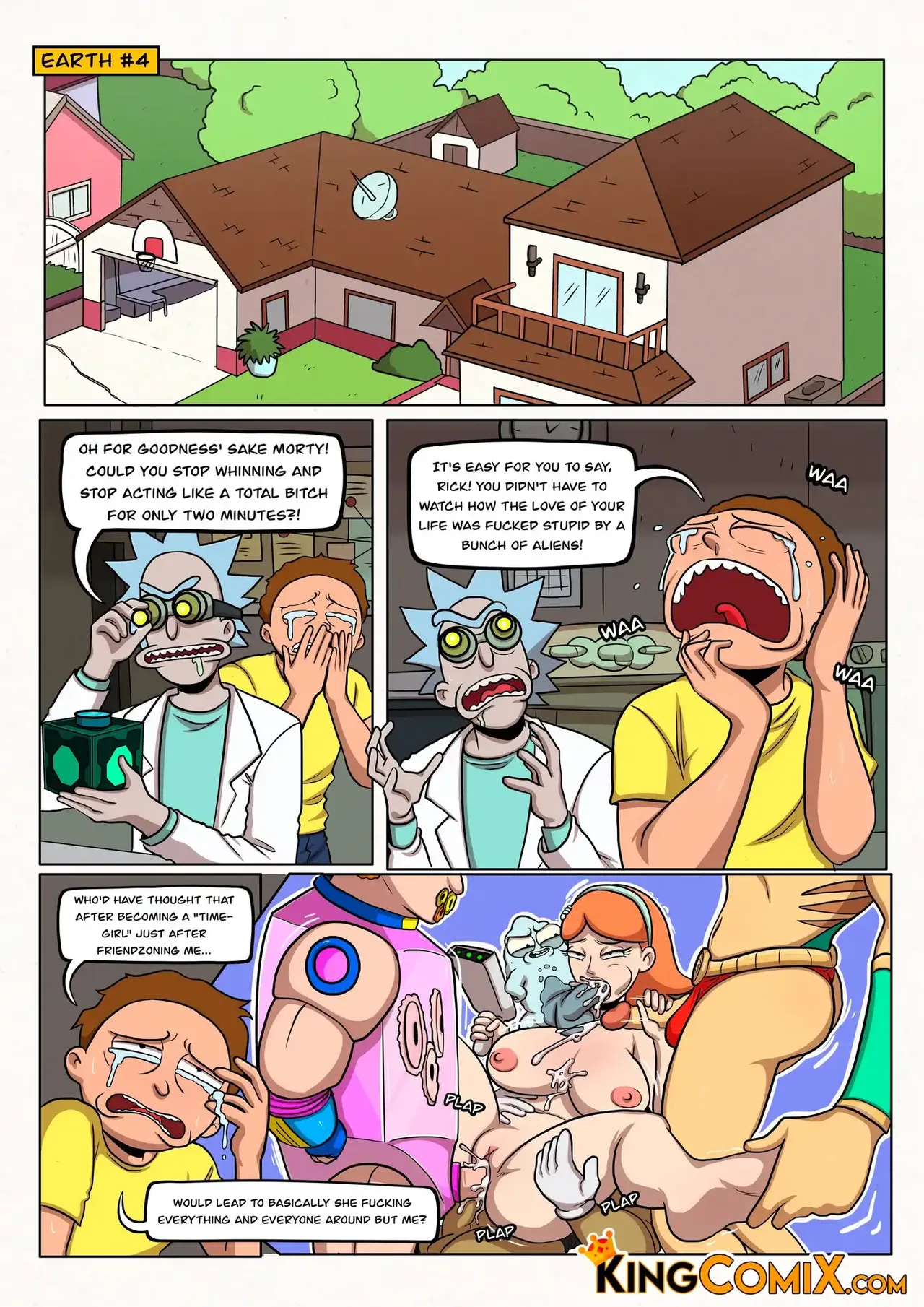Rick and Morty Another Morty Sex Comic- By Kingcomix