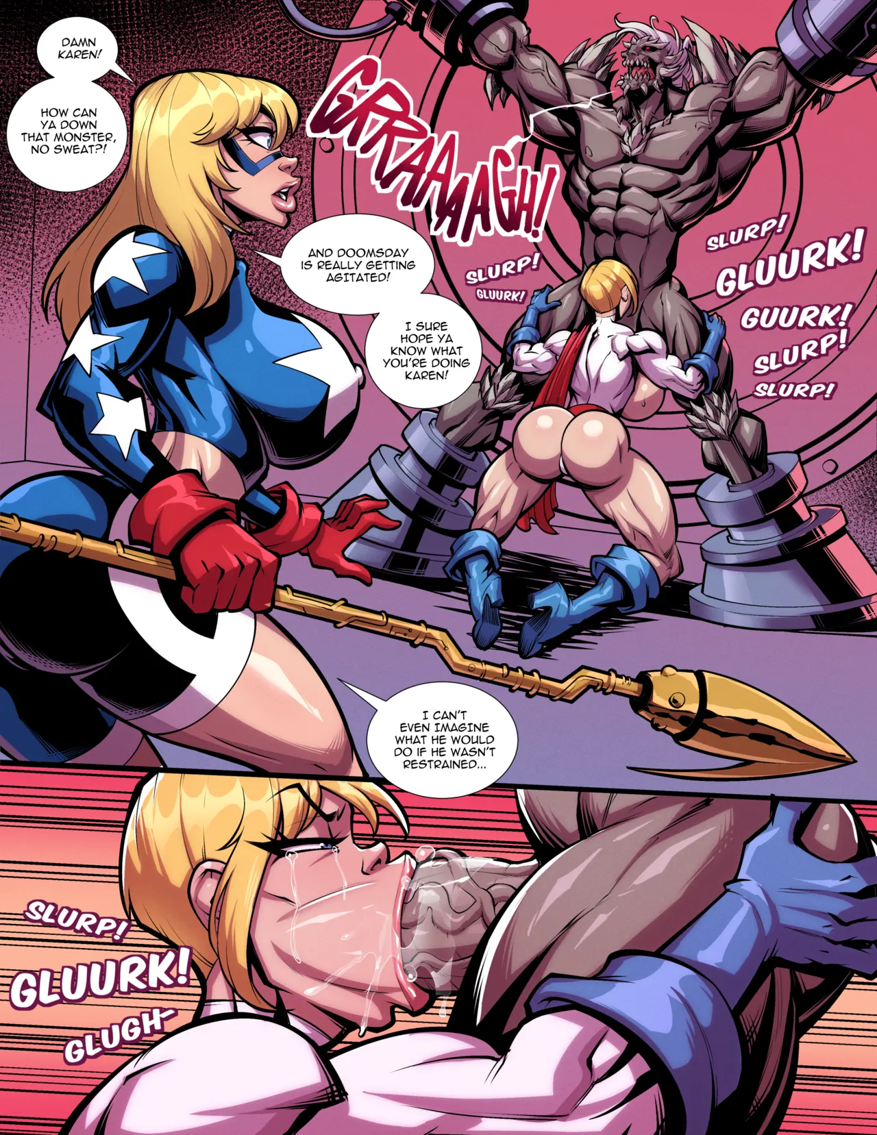 Powergirl in: Thank God It’s Doomsday- By Fontez