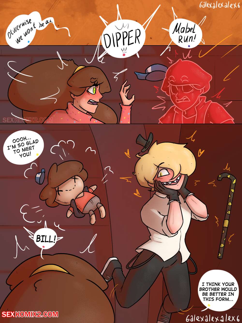Weirdmageddon- (Gravity Falls)- By Sexkomix2