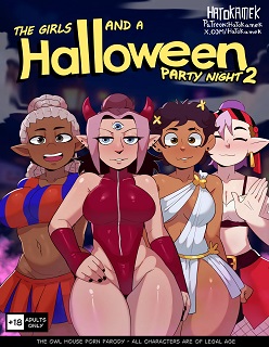 Girls at a Halloween Party 2- (The Owl House)- By HatoKameK
