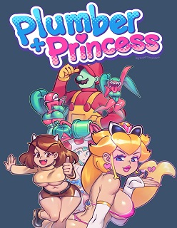 Plumber + Princess 3- (Super Mario Bros.)- By Supersatanson