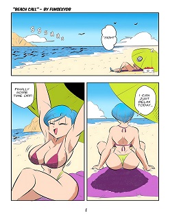Beach call- (Dragon Ball Super)- By FunnysexyDB