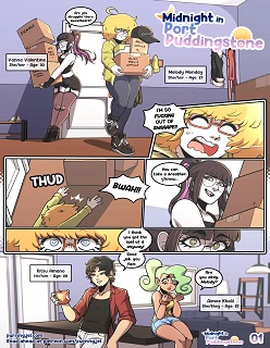 Midnight in Port Puddingstone- By Purringjel