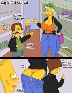 Gavin the rich kid (The Simpsons)- By Marecattus