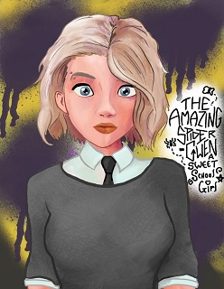 Gwen Stacy- Spider-Gwen- By DBX